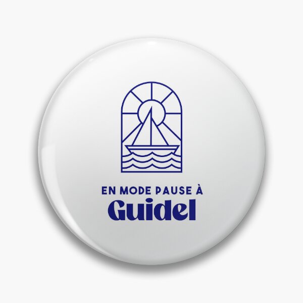 Item preview, Guidel in pause mode - Brittany Morbihan 56 Sea Holidays Beach designed and sold by Burning Dog.
