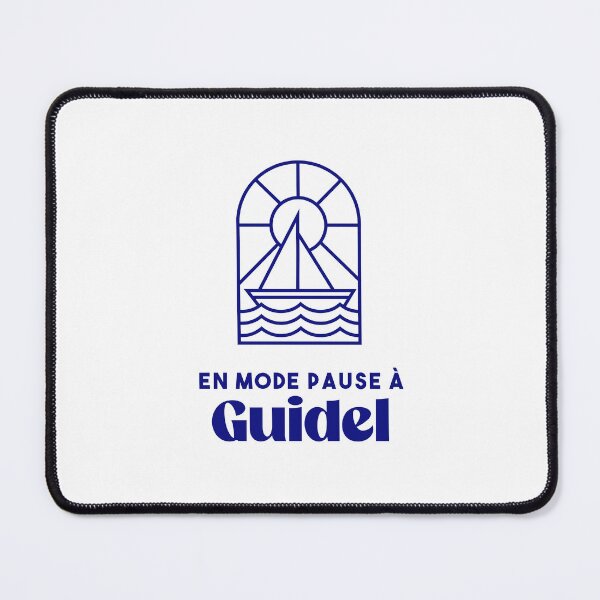 Item preview, Guidel in pause mode - Brittany Morbihan 56 Sea Holidays Beach designed and sold by Burning Dog.
