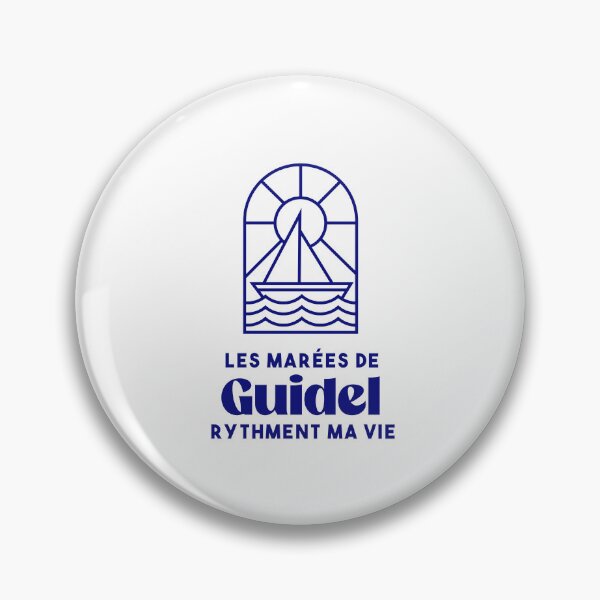 Item preview, Guidel the tides punctuate my life - Brittany Morbihan 56 Sea Holidays Beach designed and sold by Burning Dog.
