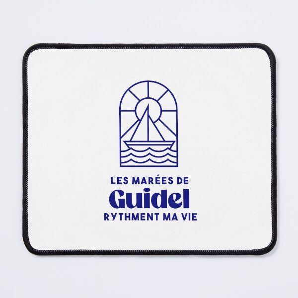 Item preview, Guidel the tides punctuate my life - Brittany Morbihan 56 Sea Holidays Beach designed and sold by Burning Dog.