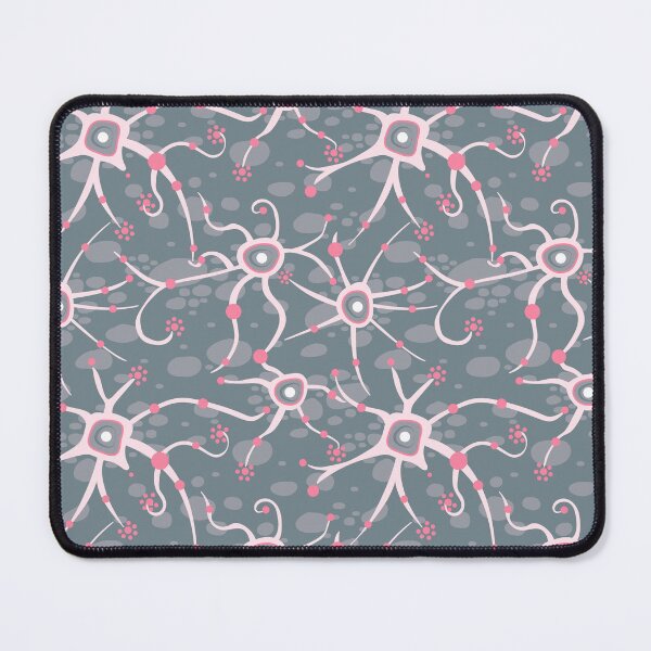 Item preview, Neural network - silver gray and rose - seamless pattern designed and sold by colorofmagic.