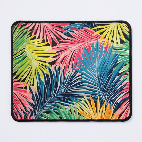 Item preview, Colorful tropical palm fronds print designed and sold by dcrc.