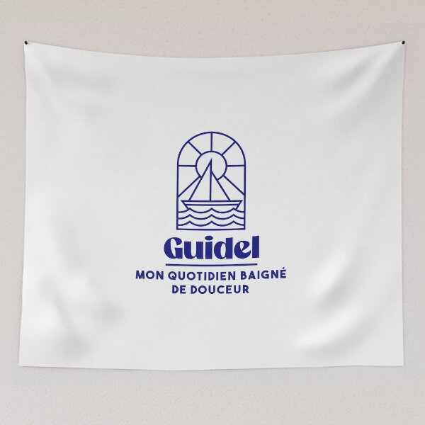 Item preview, Guidel my daily life - Brittany Morbihan 56 Sea Holidays Beach designed and sold by Burning Dog.