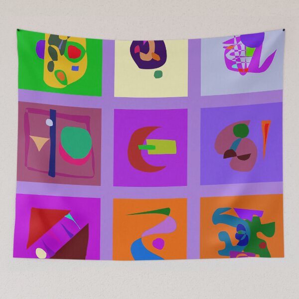Item preview,  Collection of Nine Abstract Miniatures 17 designed and sold by masabo.