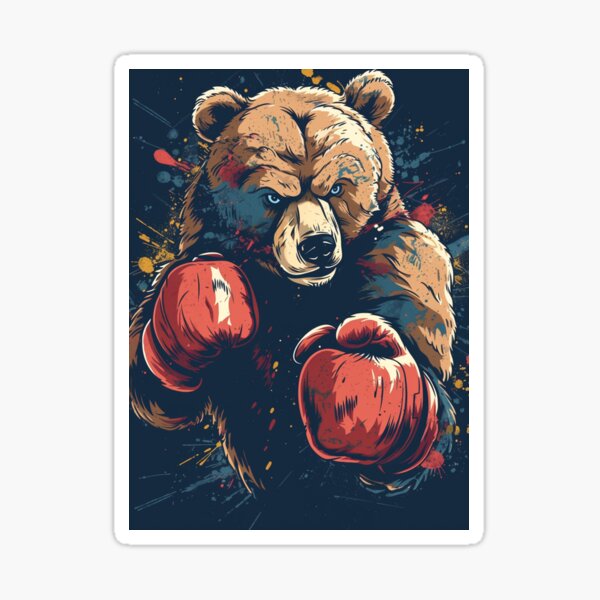 Aperçu de l'œuvre Le gagnant : Panda Boxer - Illustration sportive humoristique et mignonne créée et vendue par griffinequals0c.