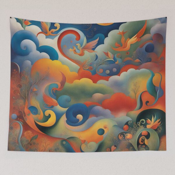 Item preview, Fairies In The Oreolla Clouds designed and sold by Owl-o-the-wisp.