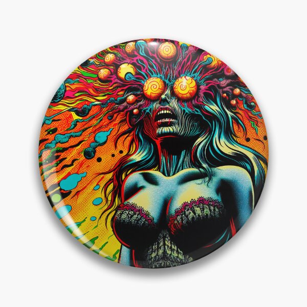 Item preview, Trippy Psychedelic Trancendental Brain Explosion designed and sold by AIPixelMaster.