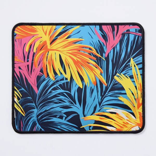Item preview, colorful tropical palm fronds print designed and sold by dcrc.