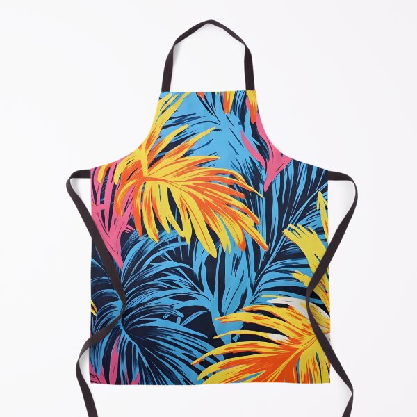 Item preview, colorful tropical palm fronds print designed and sold by dcrc.