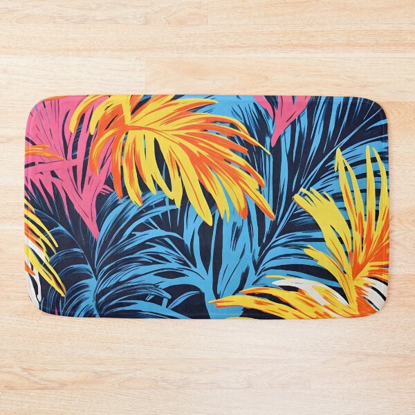 Item preview, colorful tropical palm fronds print designed and sold by dcrc.