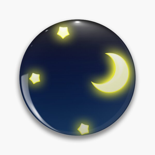 Item preview, shining crescent moon and stars designed and sold by NAGNE.