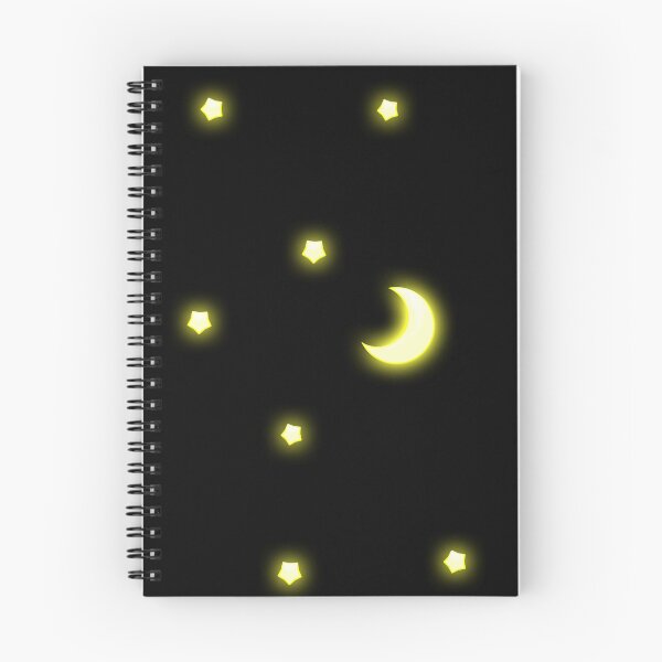 Item preview, shining crescent moon and stars designed and sold by NAGNE.
