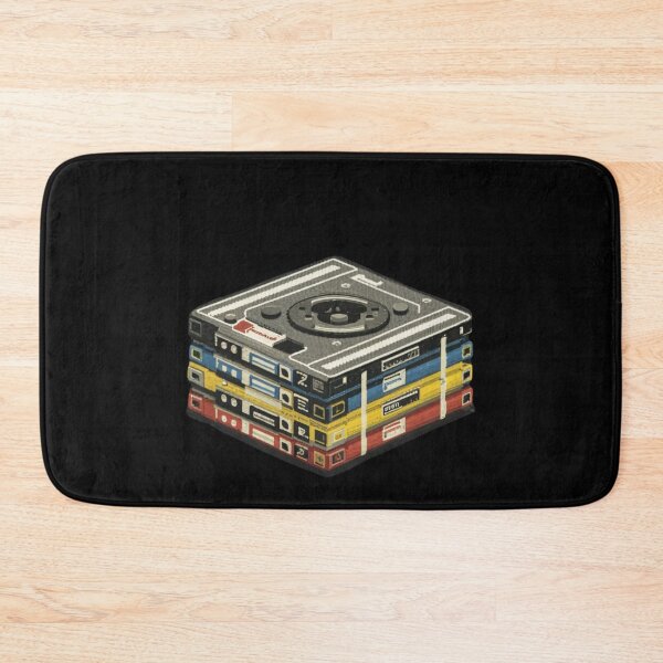 Artikelvorschau, Kassetten-Audioplayer Retro-Schwarz-Weiß-Musik-Vintage-Cartoon-Animation entworfen und verkauft von VibeStyleShop.