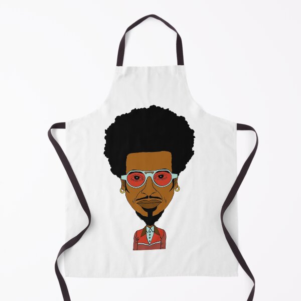 Item preview, Drawn portrait of Soul/Funk singer (light blue version) designed and sold by Eric Sintès.