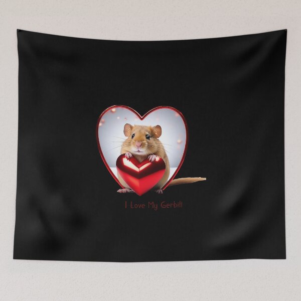Item preview, I Love My Gerbil designed and sold by FatCatStudios.