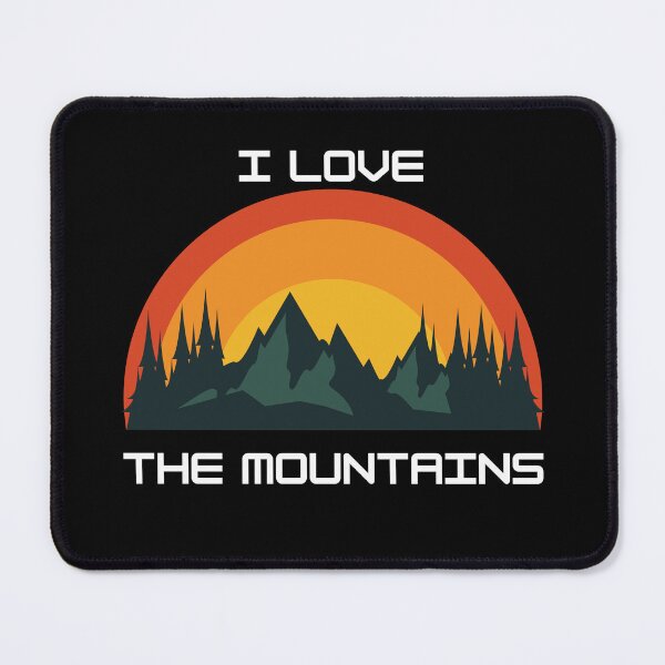 Item preview, I Love the Mountains colorful design for outdoor lovers designed and sold by David Waters.