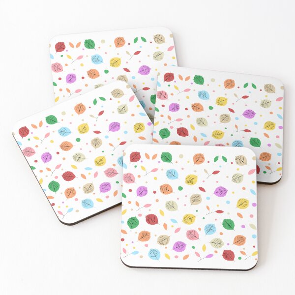Item preview, Colorful Leaves designed and sold by Nunaprettyshop.