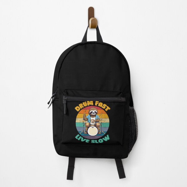 Item preview, Funny cool sloth playing drums. Drum fast live slow drummer. designed and sold by Unitepeople.