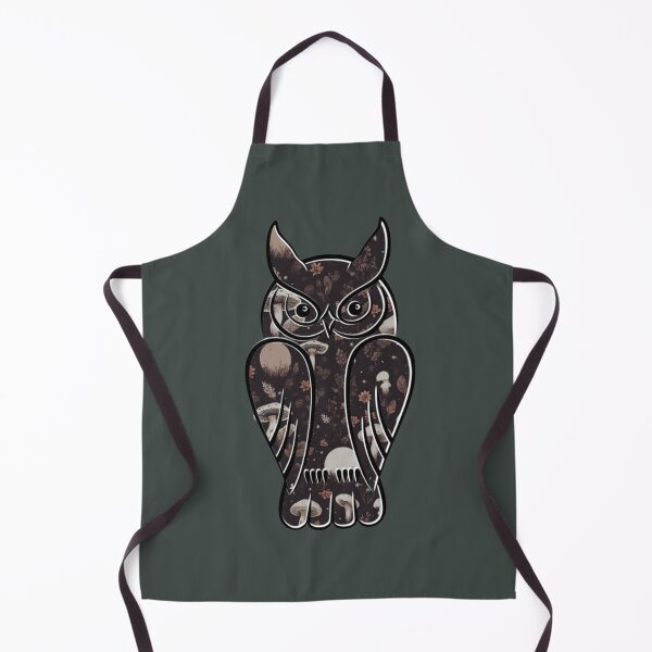 Item preview, Dark Cottagecore Owl Witchy Forest Wallpaper designed and sold by CaptainNemo21.