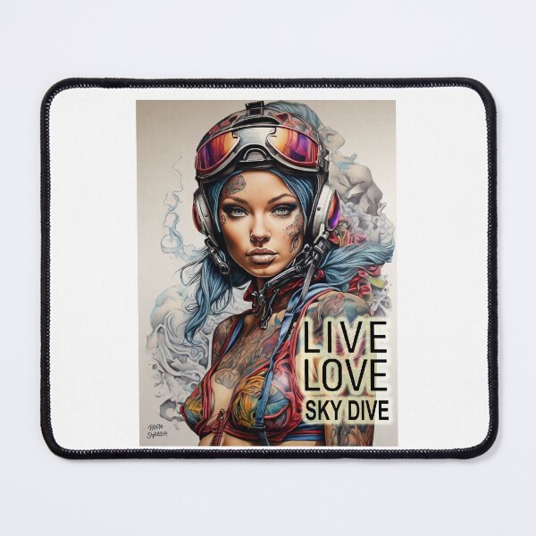 Item preview, Live, Love, Sky Dive; designed and sold by StickerApe.