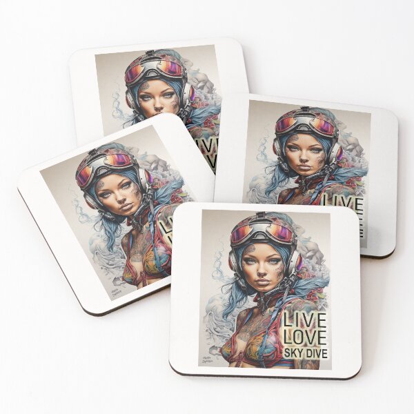 Item preview, Live, Love, Sky Dive; designed and sold by StickerApe.
