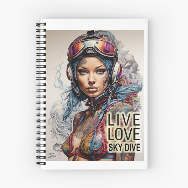 Item preview, Live, Love, Sky Dive; designed and sold by StickerApe.