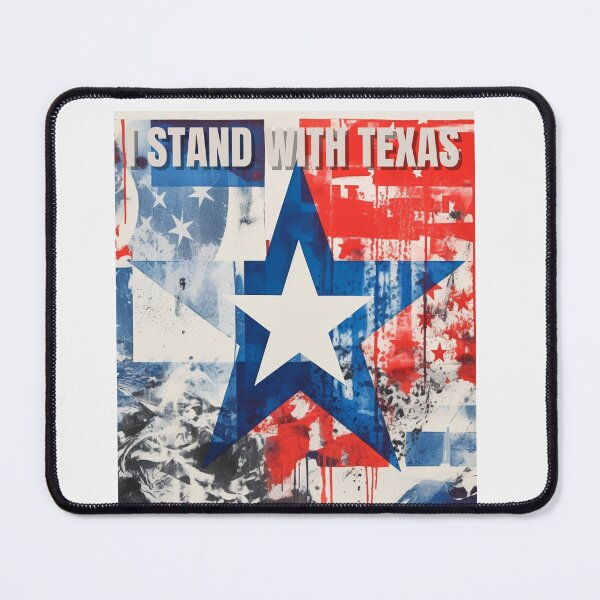 Aperçu de l'œuvre Je suis aux côtés du Texas créée et vendue par AdaMazingDesign.