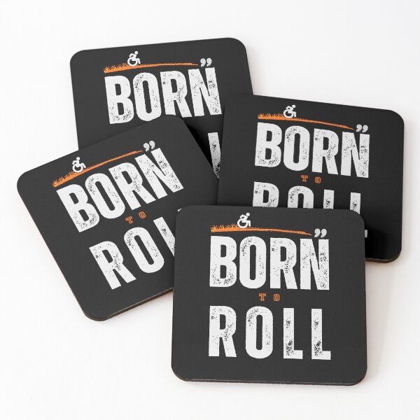 Item preview, Born To Roll (white text) designed and sold by It's Wheelie Cool.
