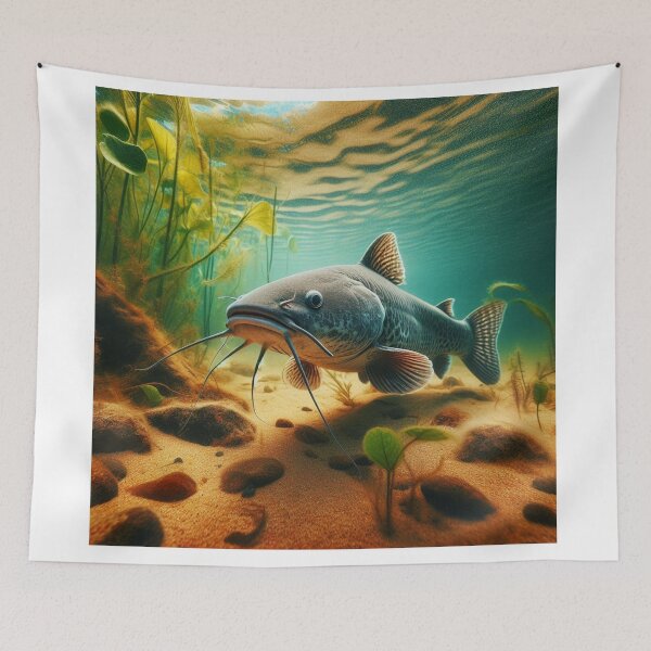 Item preview, Nocturnal Nomad - Catfish's Stealthy Night Adventures designed and sold by ProgressMagnet.