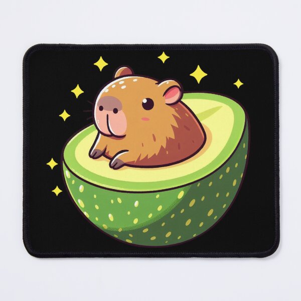 Item preview, Cute Capybara Avocado  designed and sold by Delidream.