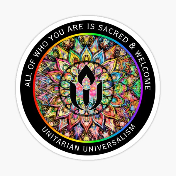 Item preview, All of Who You Are Is Sacred, Unitarian Universalist, UU Pride, Mandala designed and sold by GraysonPrints.