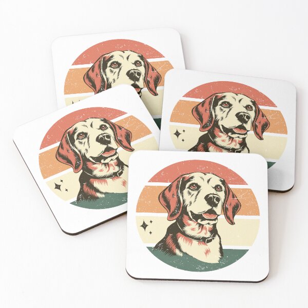 Item preview, Retro Beagle Dog Design designed and sold by Hansani Nuwanmini Jayawickrama.