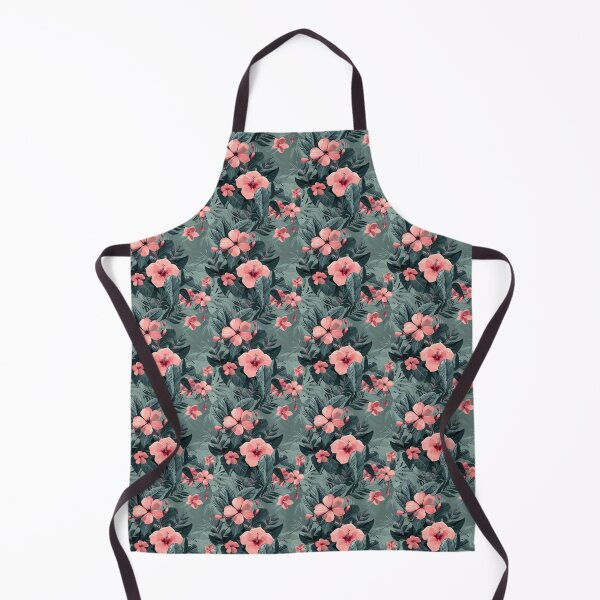 Item preview, Exotic Flora: Pink Blooms on Verdant Canvas designed and sold by cruzjone.