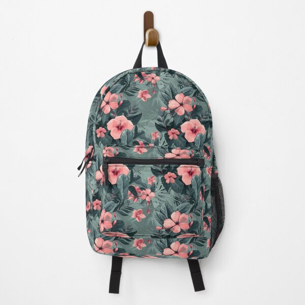 Item preview, Exotic Flora: Pink Blooms on Verdant Canvas designed and sold by cruzjone.