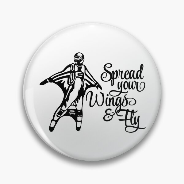 Item preview, Spread your Wings and Fly; Basejumping; designed and sold by StickerApe.