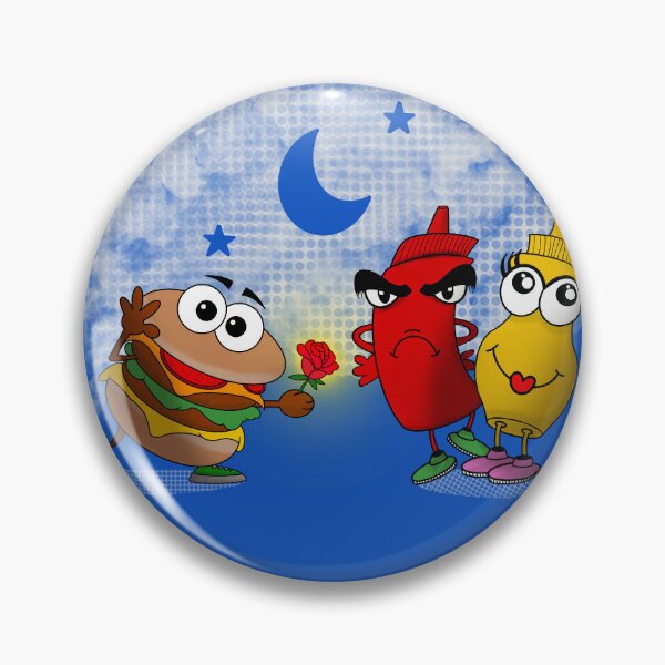 Item preview, Love is love, Hamburger in love, burger in love designed and sold by YoshiArtDesign.