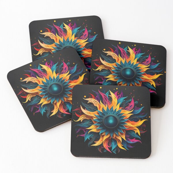Item preview, Colorful abstract sunburst pattern designed and sold by dcrc.