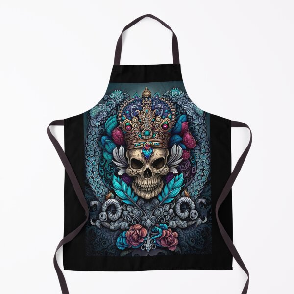 Item preview, Regal Crowned Skull with Floral Majesty designed and sold by Department61.