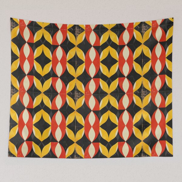 Item preview, Amber Flame Mosaic in Yellow, Black and Red designed and sold by EtherealEchoes.