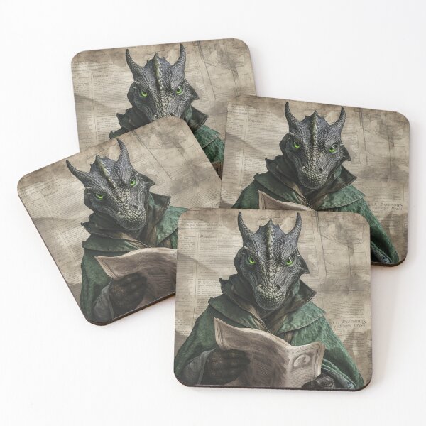Item preview, A dragon reading the latest news? designed and sold by liana campbell.