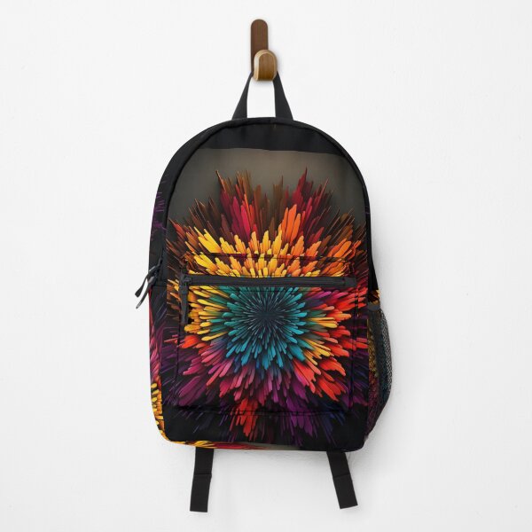 Item preview, colorful abstract sunburst pattern designed and sold by dcrc.