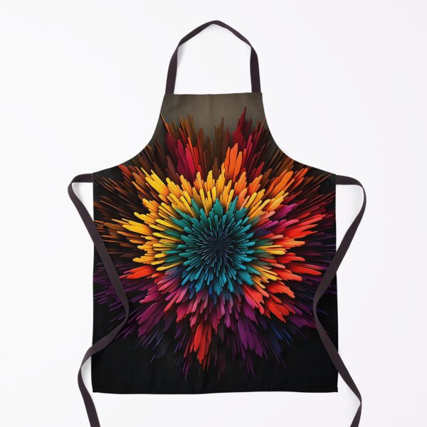 Item preview, colorful abstract sunburst pattern designed and sold by dcrc.