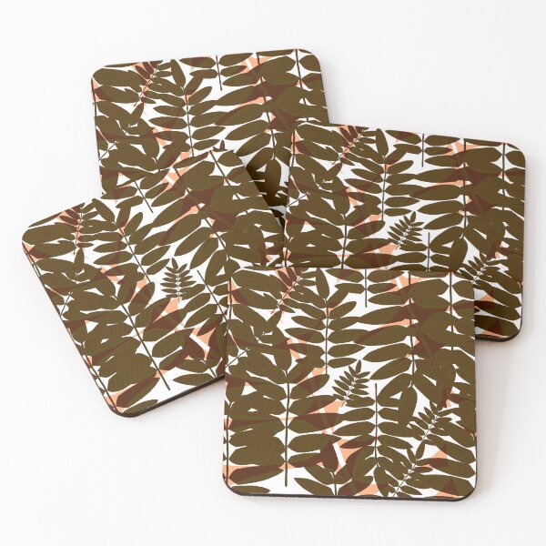Item preview, Abstract angular leaves poster art. designed and sold by Meteryards.