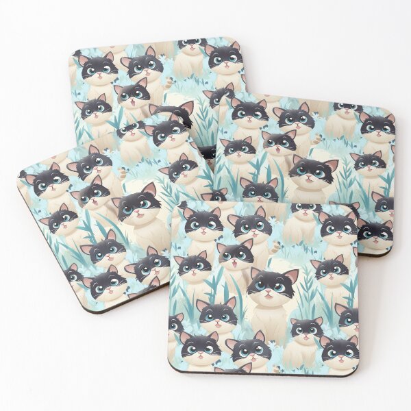 Item preview, Happy Siamese Cats  designed and sold by josepod.