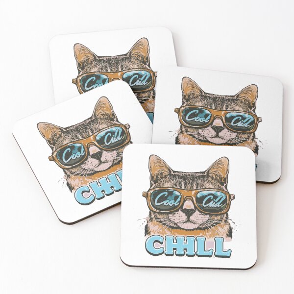 Item preview, cool cat  designed and sold by UniqTshirts.