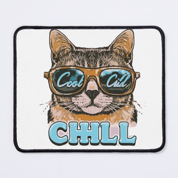 Item preview, cool cat  designed and sold by UniqTshirts.