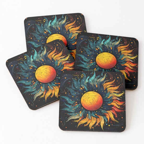 Item preview, colorful abstract sunburst pattern designed and sold by dcrc.