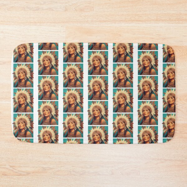 Item preview, Native American Girl Folk Art Design designed and sold by Luxpavo.