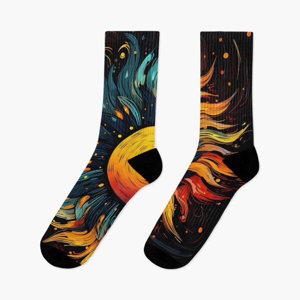 Item preview, colorful abstract sunburst pattern designed and sold by dcrc.