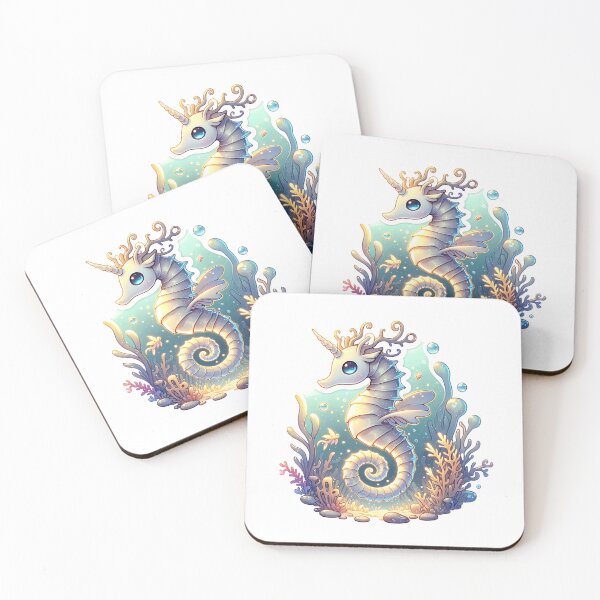 Item preview, legendary animals - Fantasy Seahorse Deer designed and sold by perfect-radius.